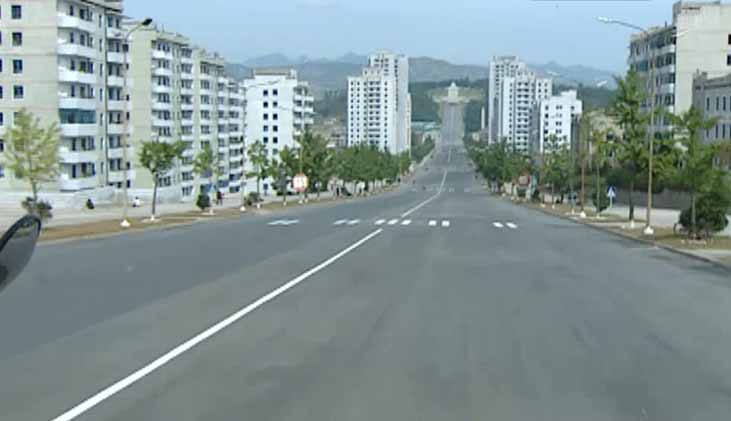 Puste drogi w Korei Północnej